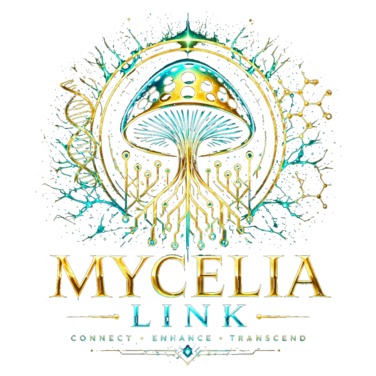 Mycelia Link cosmic mark